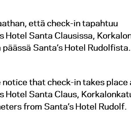 Santa's Rudolf Rovaniemi