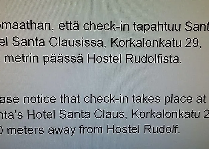 Santa's Rudolf Otel Rovaniemi